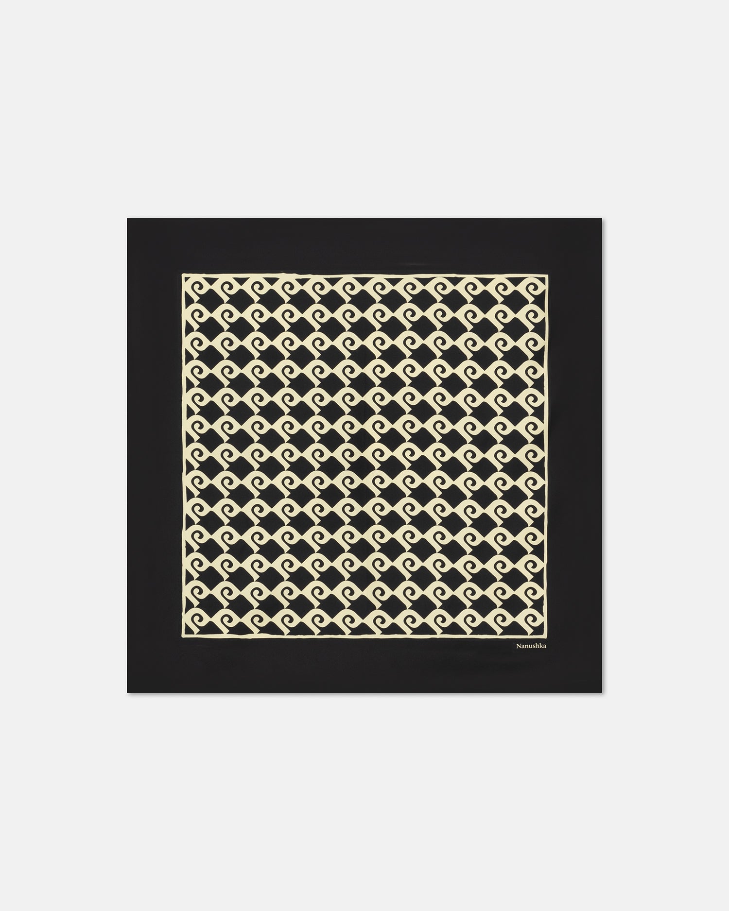 Shoul - Printed Silk Scarf - Diamond Check – Nanushka