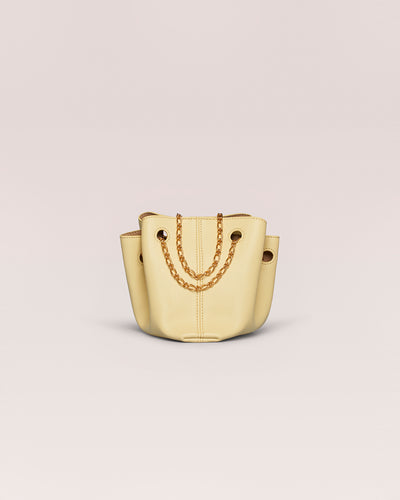 The Gather Bucket Micro - Alt-Nappa Bucket Bag Micro - Vanilla