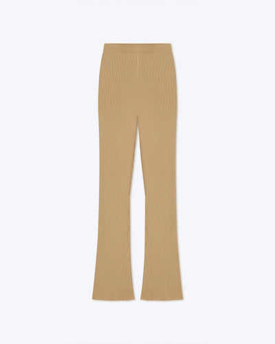 Alea - Sale Ribbed Pants - Sand