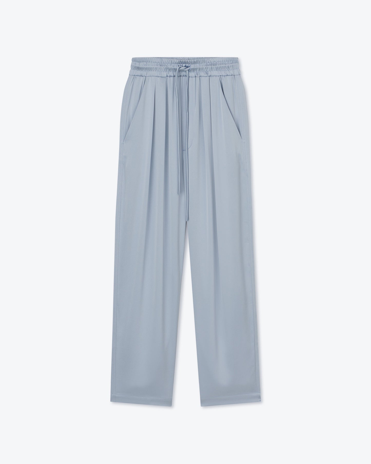 Jiro - Sale Satin Pants - Ice Blue