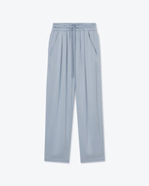 Jiro - Sale Satin Pants - Ice Blue