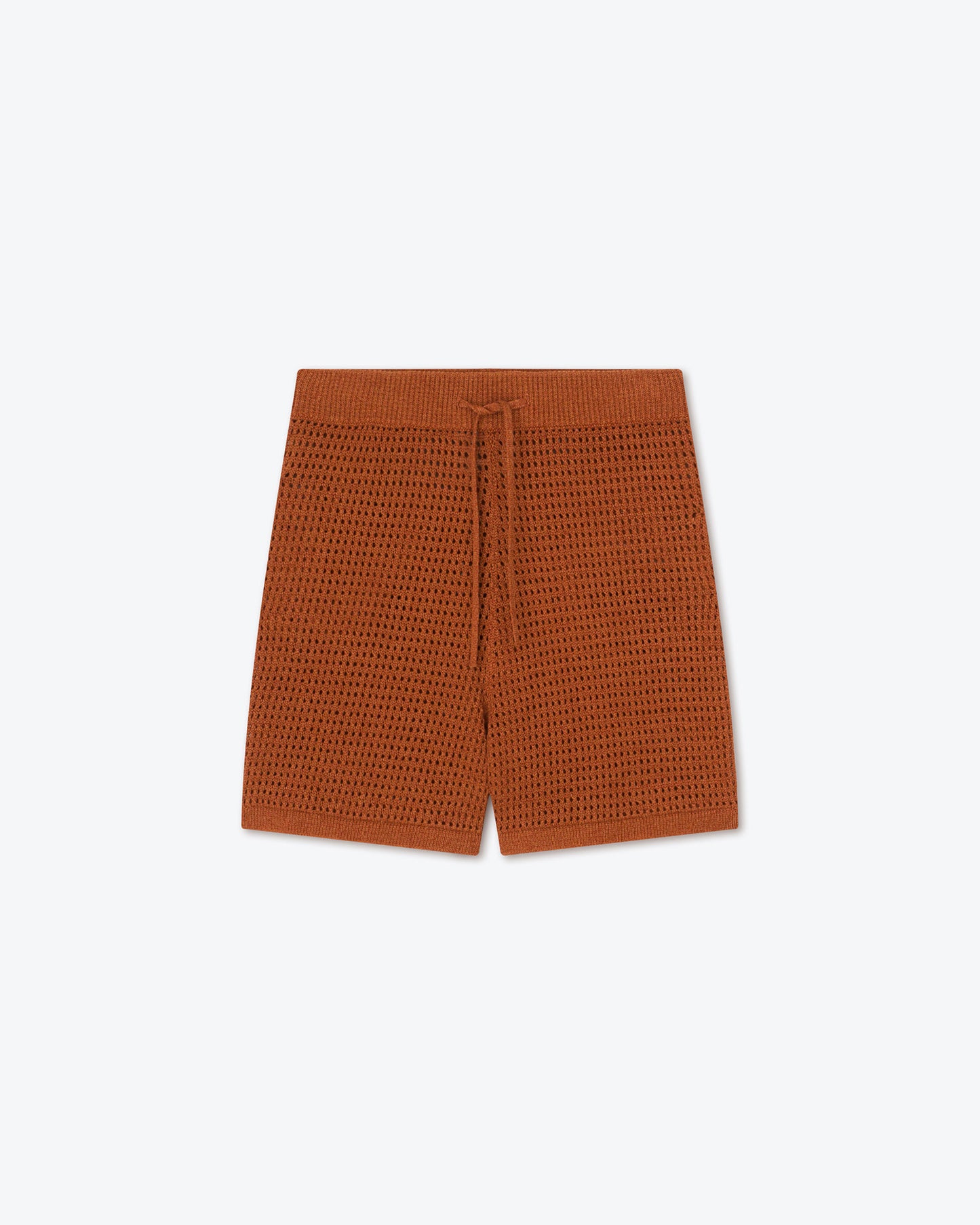 Fico - Knitted Shorts - Rust