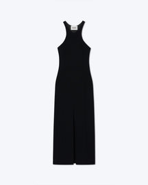 Elia - Sale Fitted Halterneck Midi Dress - Black