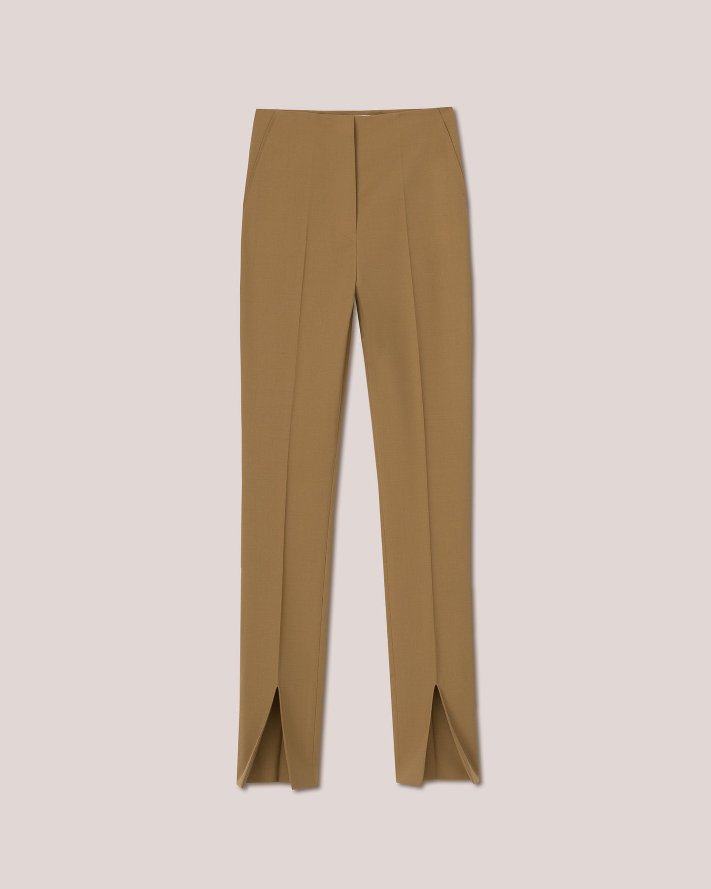 Florine - Sale Tailored Slim Pants - Camel