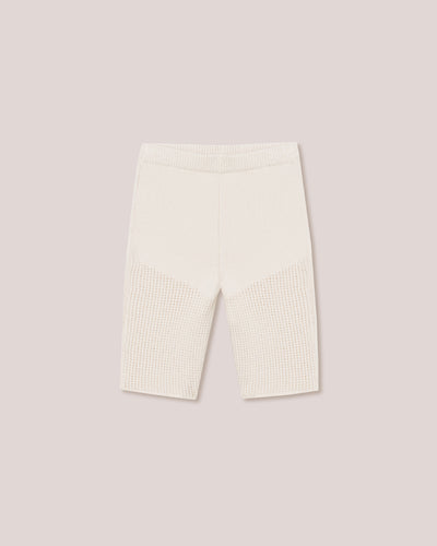 Paola - Textured Cotton-Crochet Shorts - Creme