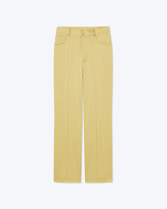 Macen - Sale Slip Satin Pants - Yellow