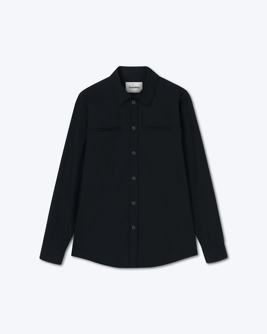 Sabrin - Sale Poplin Shirt - Off - Off Black