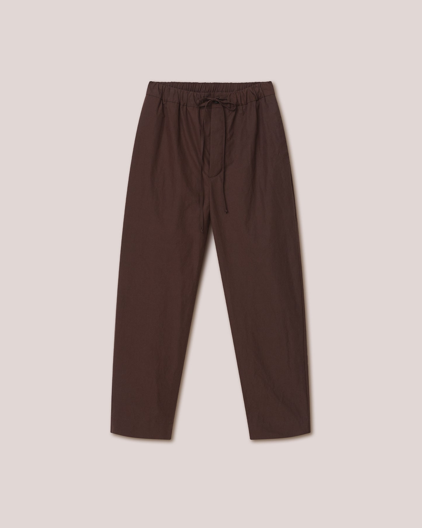 Jain - Heavy Poplin Relaxed Pants - Dark Brown