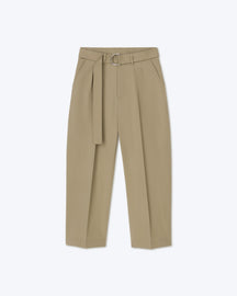 Caius - Sale Belted Tech-Twill Pants - Pebble