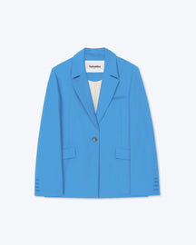 Zeva - Sale  Ecovero™ Tailored Blazer - Blue Ss22