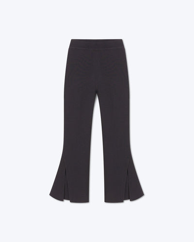 Adana - Sale Chenille Straight-Leg Pants - Dark Grey