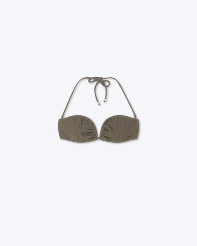 Manou - Sale Bikini Top - Soil