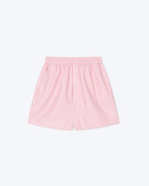 Brenna - Okobor™ Alt-Leather Shorts - Pink