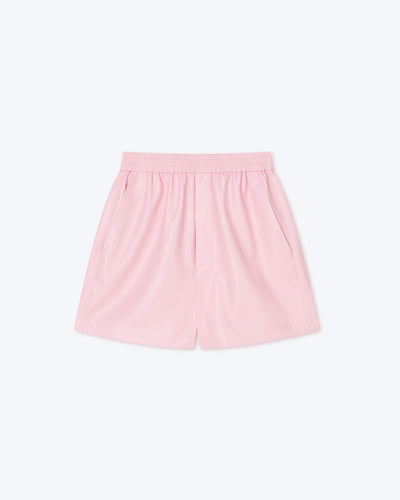 Brenna - Okobor™ Alt-Leather Shorts - Pink