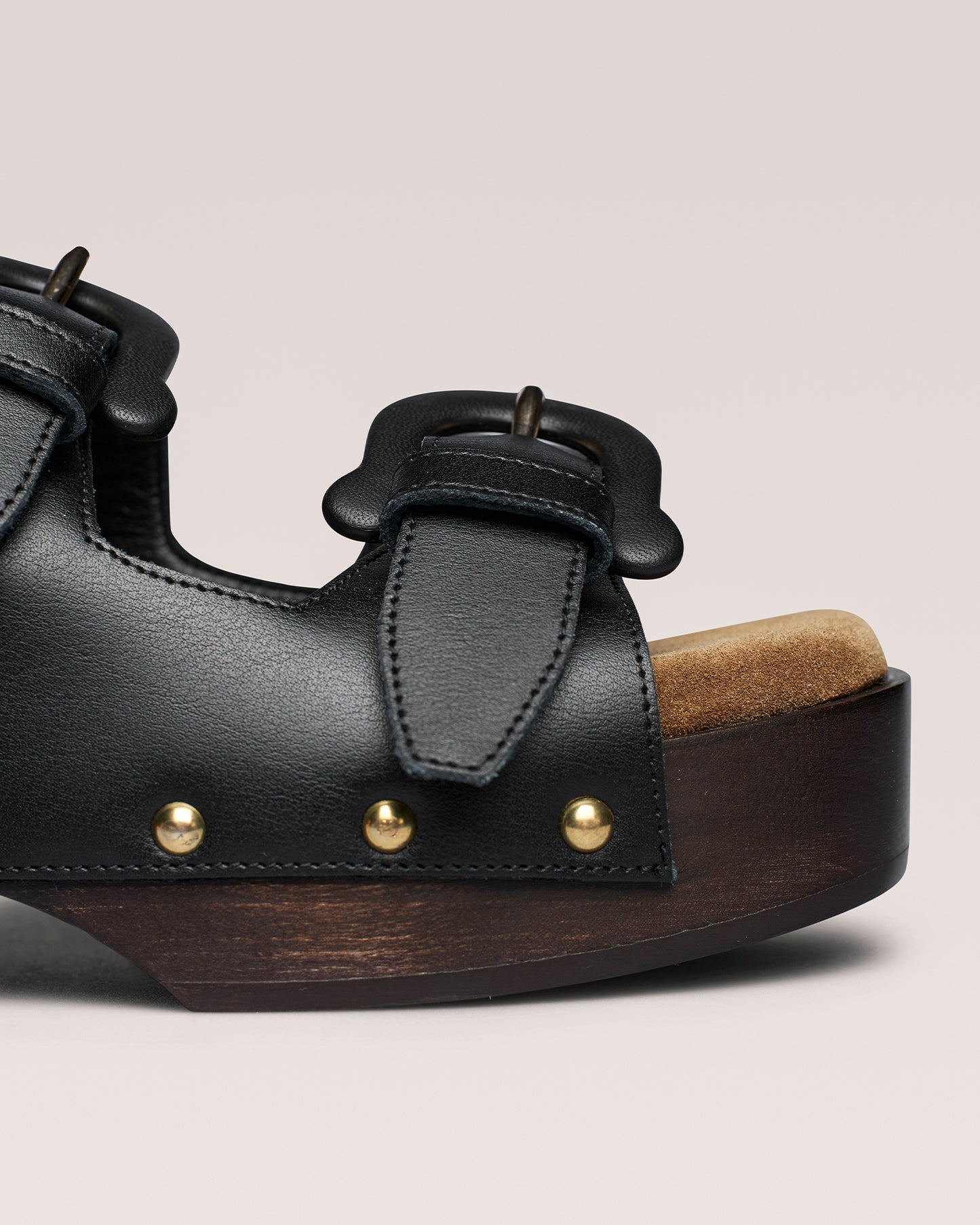 Mahalia - Chunky Suede Sandals - Black