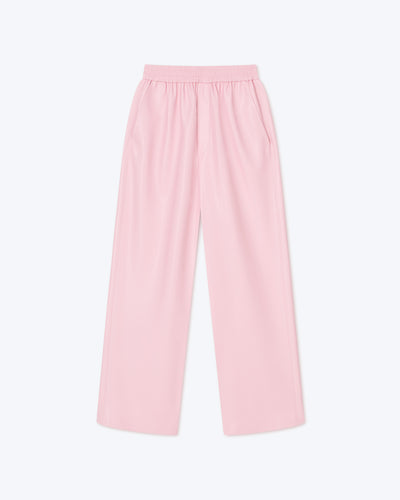 Lorca - SaleOkobor™ Alt-Leather Pants - Pink