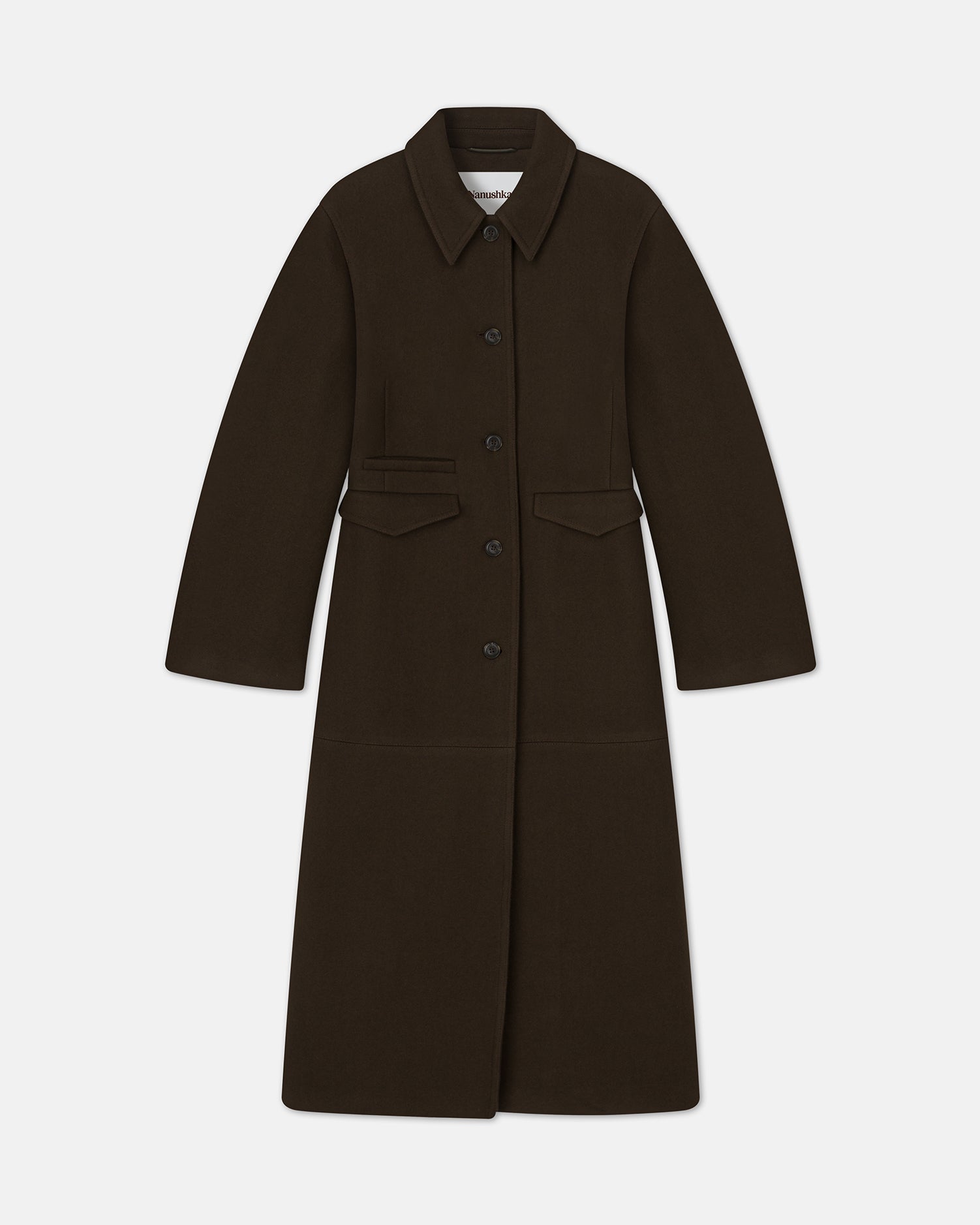 Nanushka hot sale wool coat