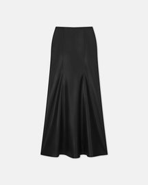 Carlotta - Okobor™ Alt-Leather Maxi Skirt - Black