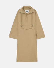 Cyrille - Sale Bonded Trench Pullover Coat - Beige