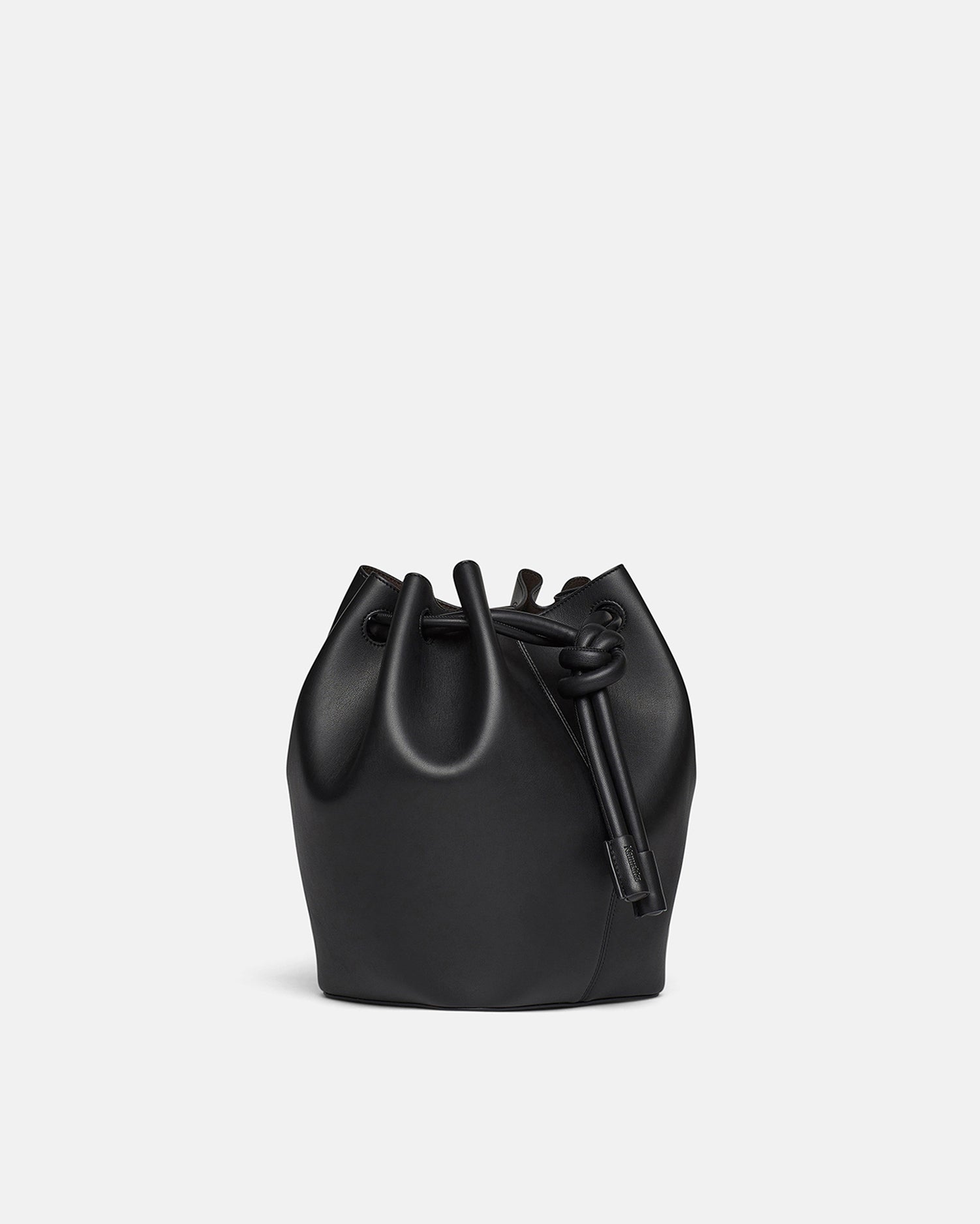 Nanushka Black Small Elongated Bucket Bag