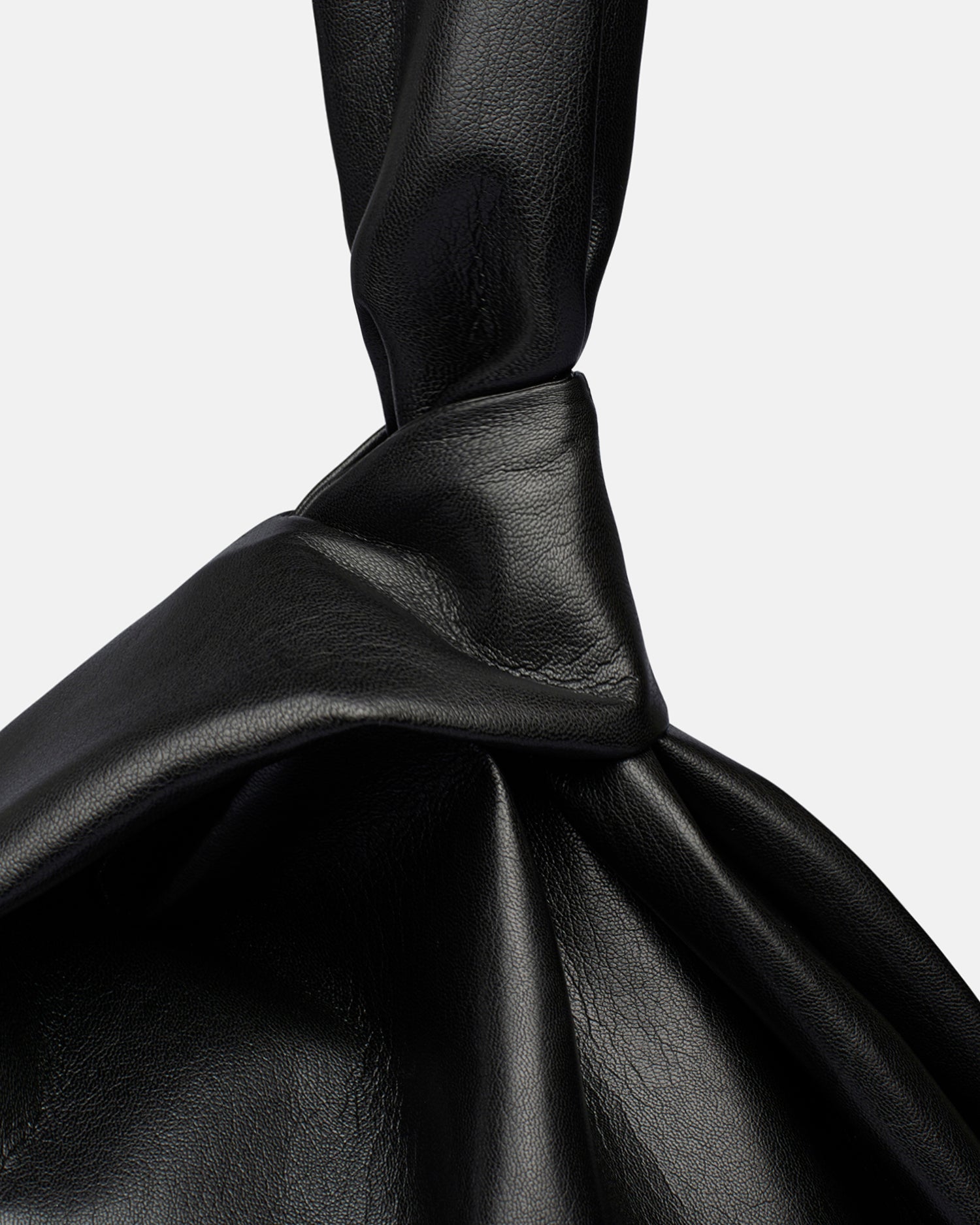 Jen Large - Okobor™ Alt-Leather Large Clutch Bag - Black – Nanushka