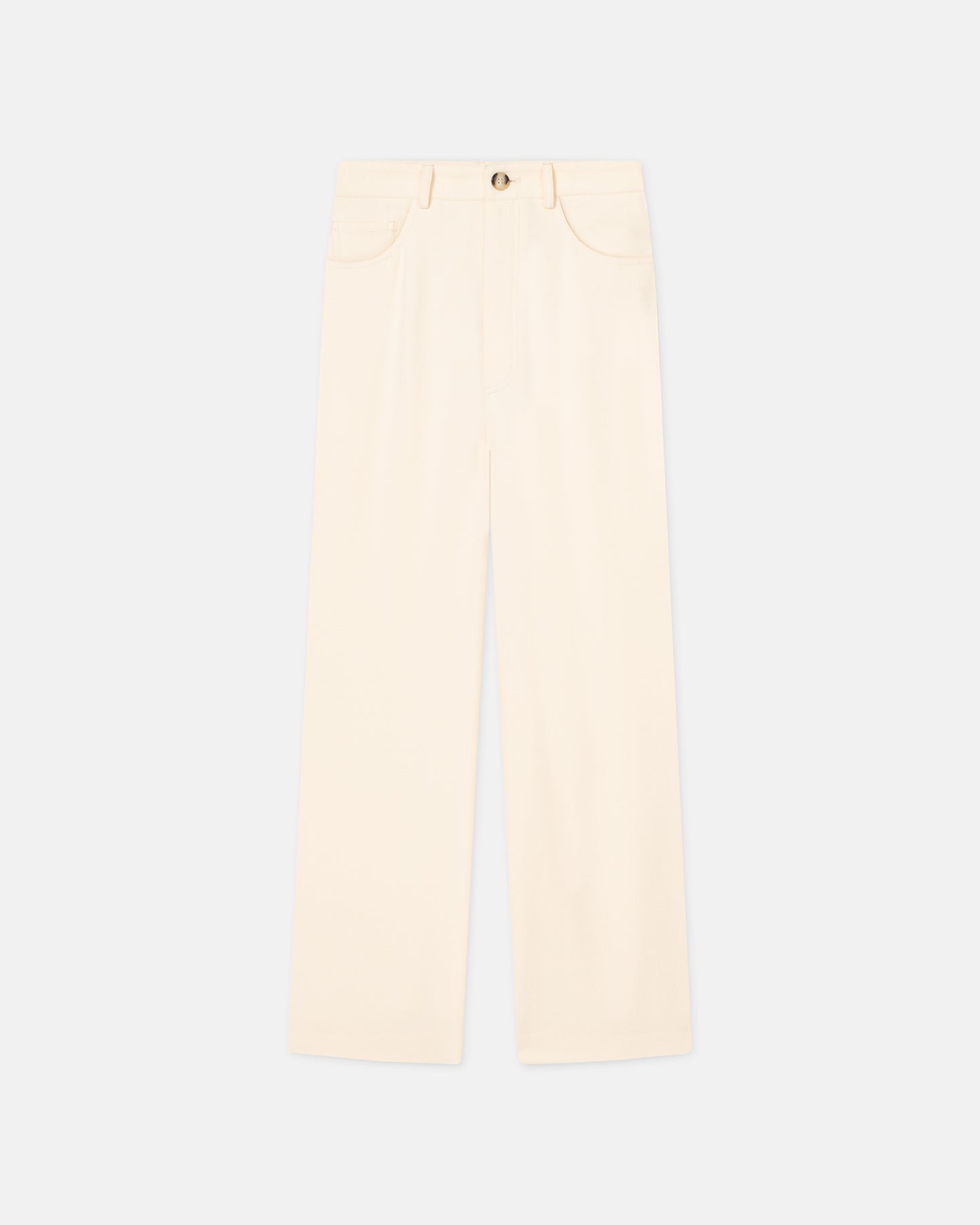 Josine - Sale BouclÃ©-Crepe Baggy Pants - Vanilla