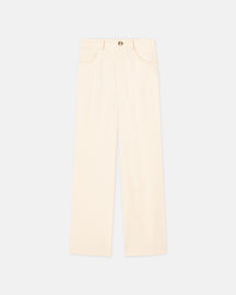 Josine - Sale BouclÃ©-Crepe Baggy Pants - Vanilla