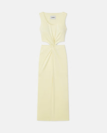 Lucca - Sale Cut-Out Slip Satin Dress - Lumen