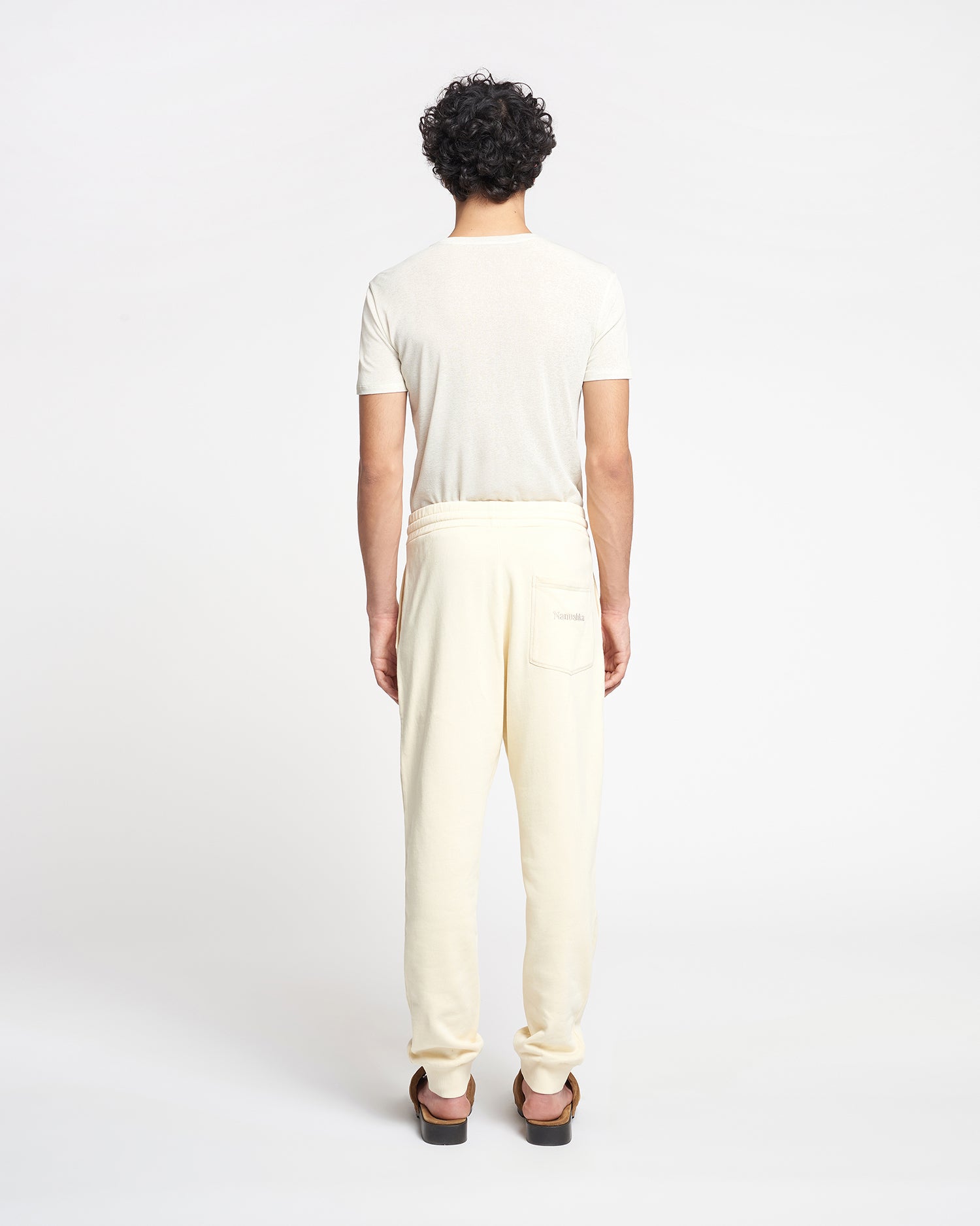 Shay - Organically Grown Cotton Sweatpants - Creme – Nanushka