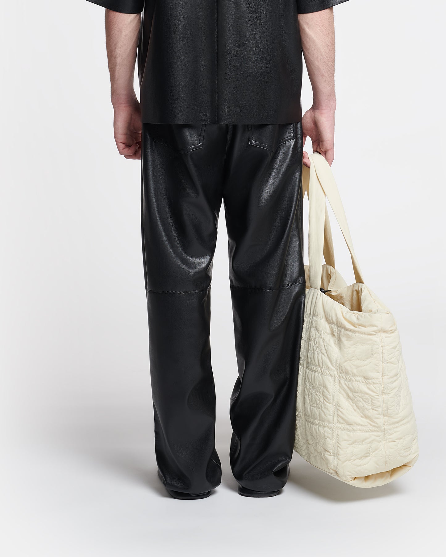 Aric - Okobor™ Alt-Leather Pants - Black