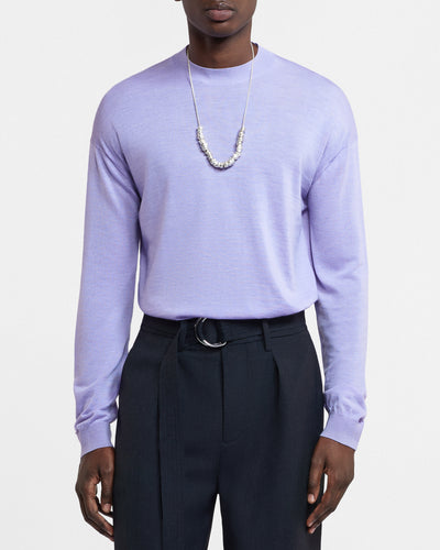 Yossi - Sale Merino Wool Sweater - Lilac Pf23