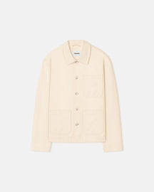 Saon - Structured Twill Jacket - Creme