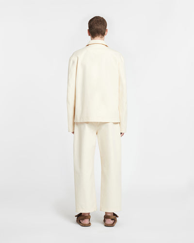 Nanushka 'Loic' pleat-front tweed trousers, Men's Clothing