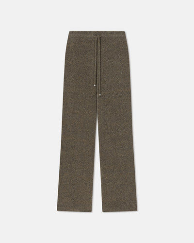 Blonn - Compact Boucle Pants - Moss