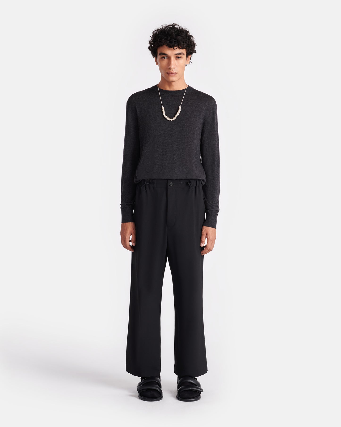 Arnaud - Twill Suiting Pants - Black