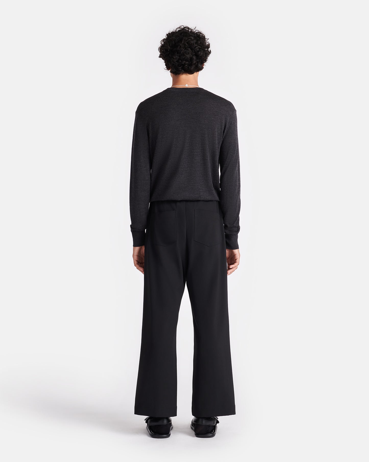 Arnaud - Twill Suiting Pants - Black