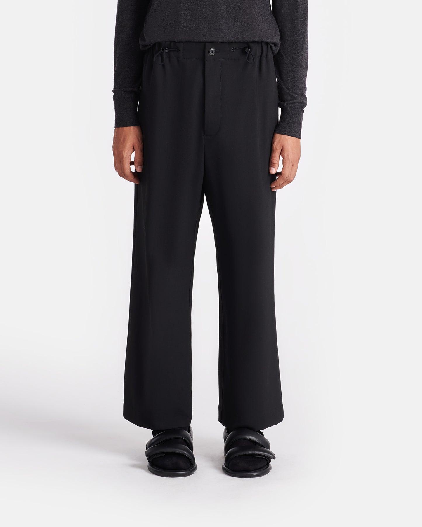 Arnaud - Twill Suiting Pants - Black