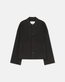 Marcin - Double Wool And Silk Blend Jacket - Anthracite