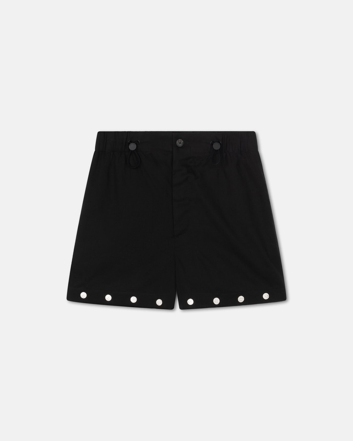 Tallon - Studded Organza Bermuda Shorts - Black