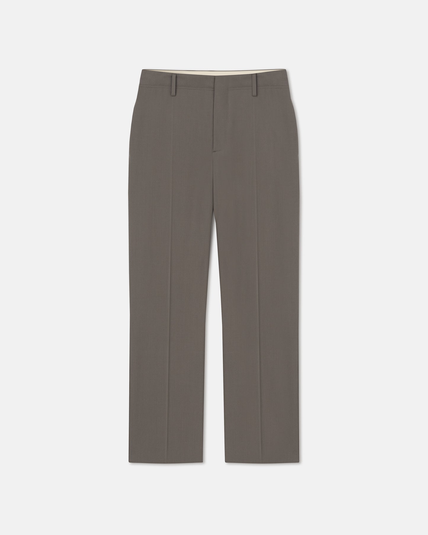 Loic - Twill Suit Pants - Gull Grey