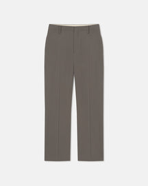 Loic - Twill Suit Pants - Gull Grey