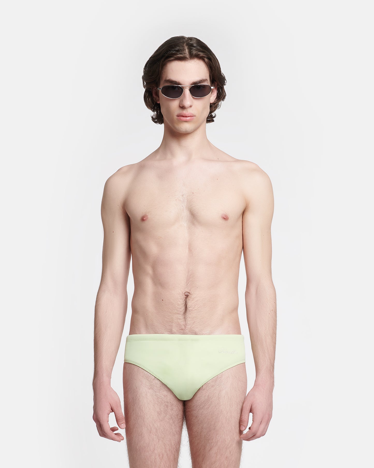 Finn - Swim Briefs - Shadow Lime