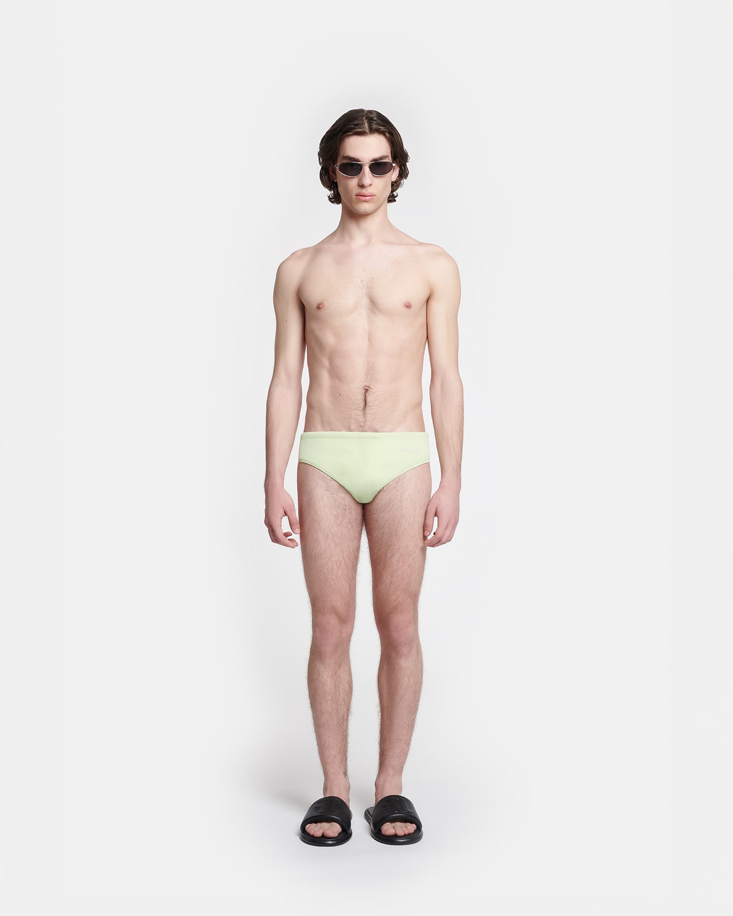 Finn - Swim Briefs - Shadow Lime