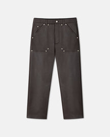 Quido - Regenerated Leather Pants - Coffee Bean