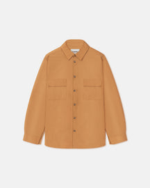 Jari - Tech Poplin Shirt - Biscuit