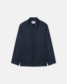 Jondar - Satin Shirt - Navy