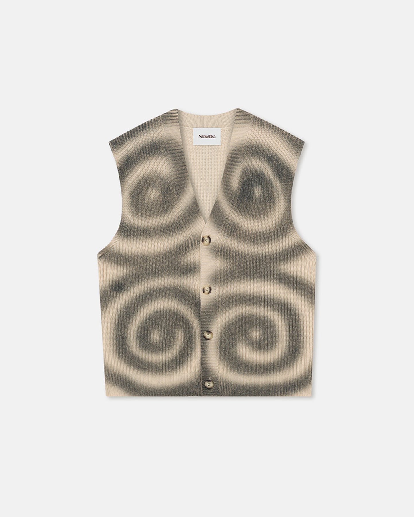 Terence - Cashmere-Blend Vest - Spiral Spray