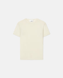 Jenno - Mesh-Jersey T-Shirt - White Wax