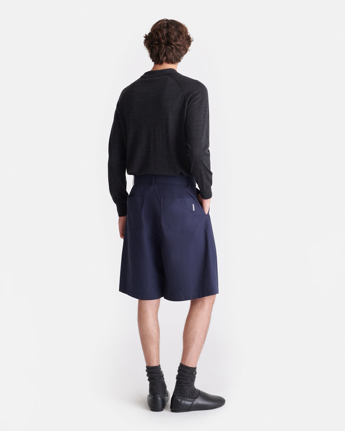 Derulo - Tailored Shorts - Navy