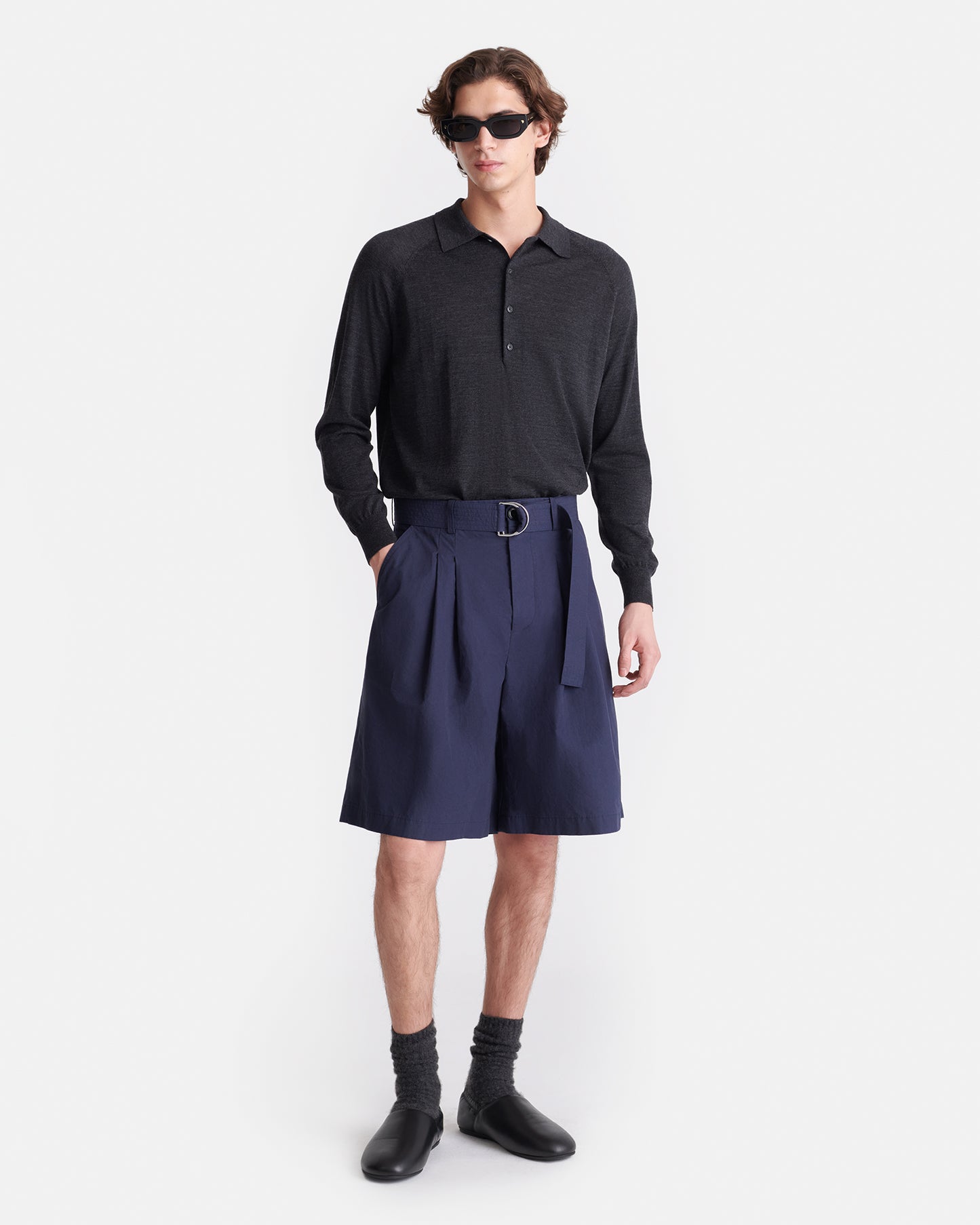 Derulo - Tailored Shorts - Navy